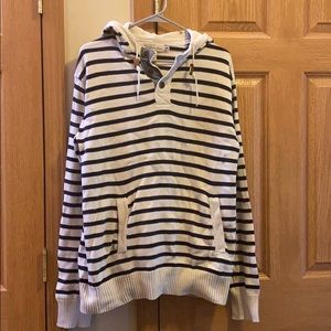 Men’s Striped Hooded Sweater